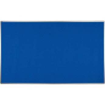 Tablica tekstylna ekoTAB w aluminiowej ramie, 200x120 cm, niebieska