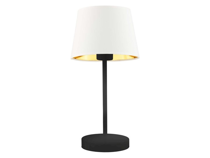 LAMPA BIURKOWA NOCNA PREXA STOŻEK WELUR Wysokość 47 cm Lampa nocna Tkanina Chrom Lampa z abażurem Stal Funkcje Brak dodatkowych funkcji