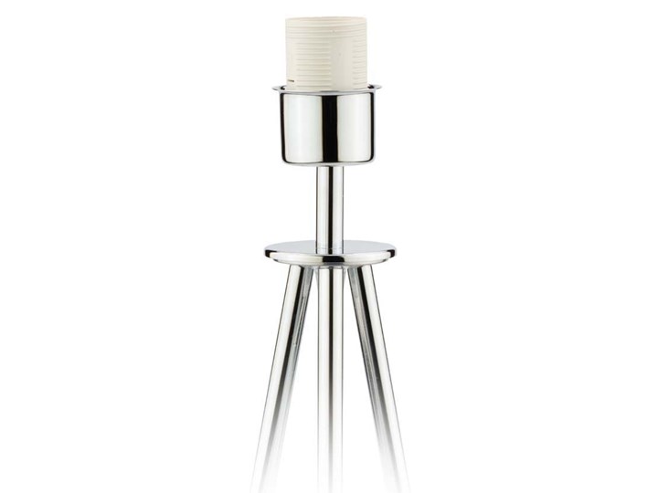 LAMPA NA STOLIK KANIS WALEC WELUR GOLDEN Chrom Tkanina Stal Lampa z abażurem Wysokość 50 cm Styl Nowoczesny