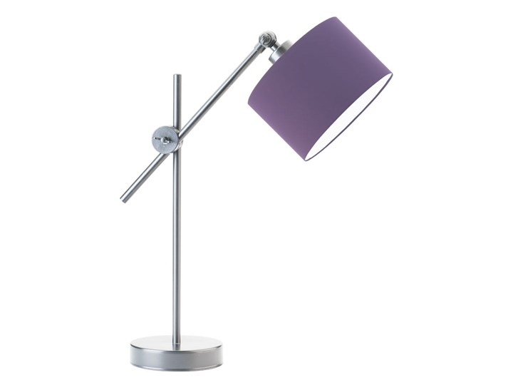 LAMPA NA STOLIK BIURKOWA SOLTE CLASSIC Wysokość 50 cm Lampa biurkowa Lampa z abażurem Kolor Żółty Stal Pomieszczenie Salon