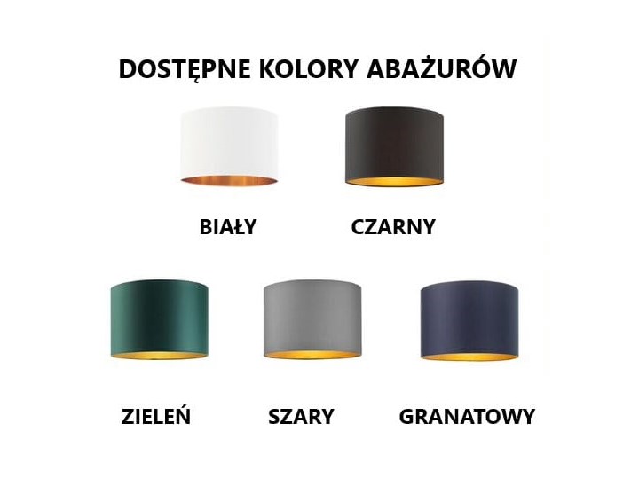 LAMPA NA STOLIK BIURKOWA SOLTE GOLDEN Styl Nowoczesny Lampa biurkowa Wysokość 50 cm Lampa z abażurem Kolor Złoty