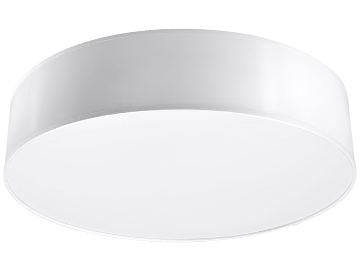Biały nowoczesny plafon sufitowy - EXX215-Arens Okrągłe Plafony Tworzywo sztuczne Metal Pomieszczenie Kuchnia