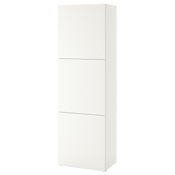 IKEA BESTÅ Szafka z drzwiczkami, Biały Lappviken/biały, 60x42x193 cm