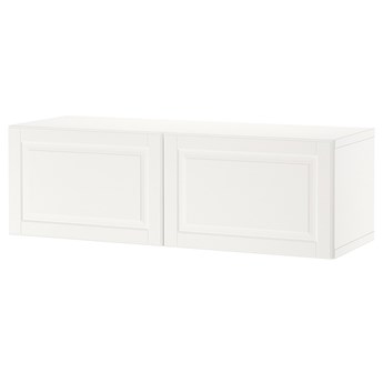 IKEA BESTÅ Szafka z drzwiczkami, Biały/Smeviken biały, 120x42x38 cm