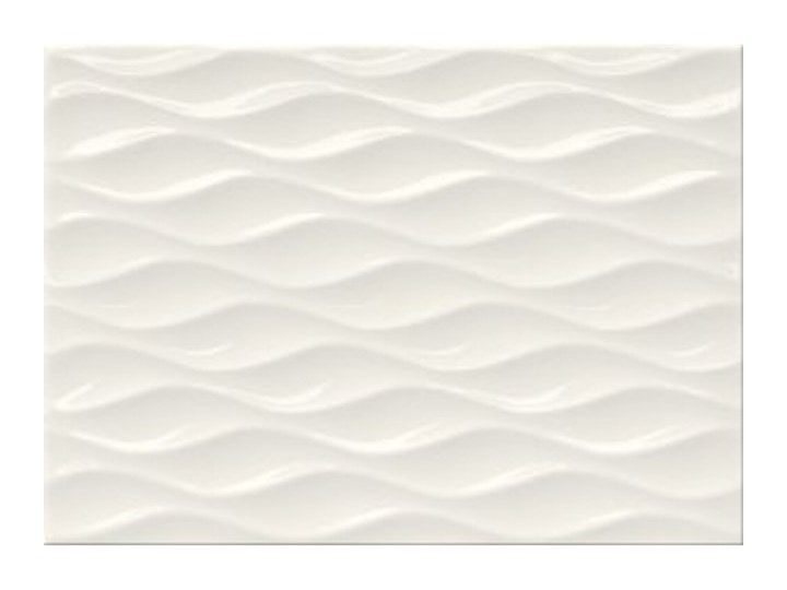 Płytka ścienna TANIA white structure glossy 25x35 gat. I