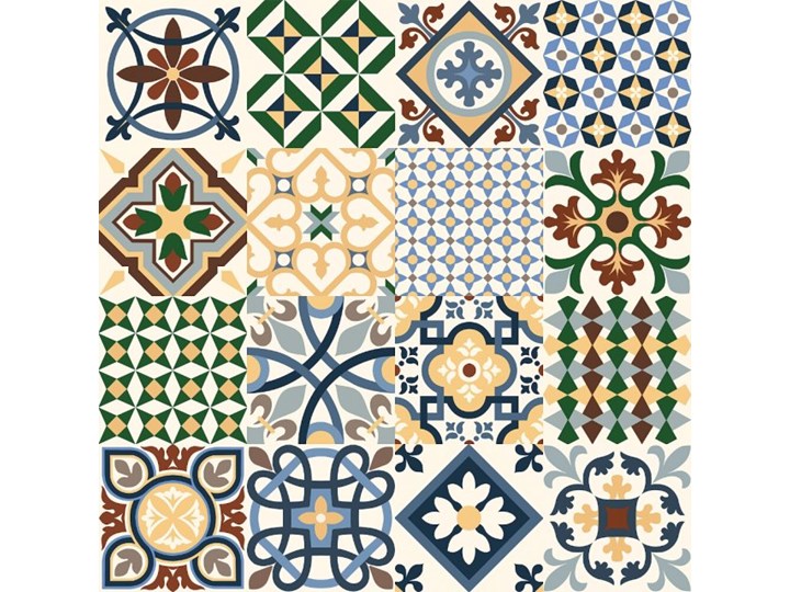 Gres szkliwiony PATCHWORK multicolour 4 mat 60x60 gat. II