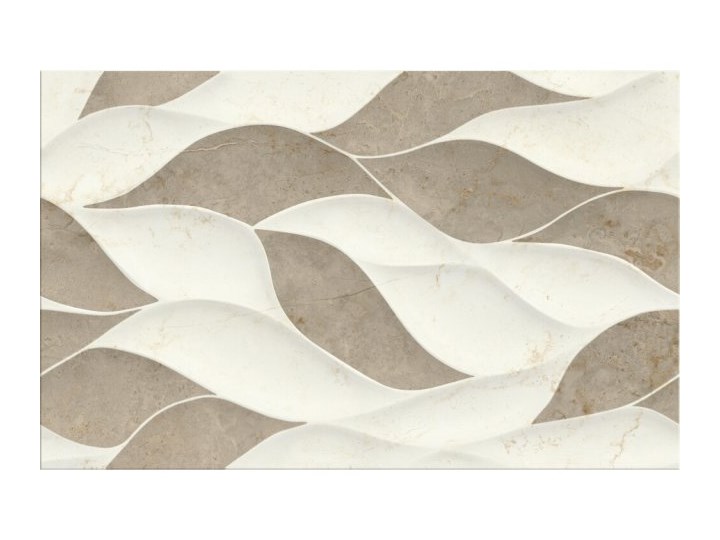 Płytka ścienna PINEVILLE cream-brown structure połysk 25x40 gat. I