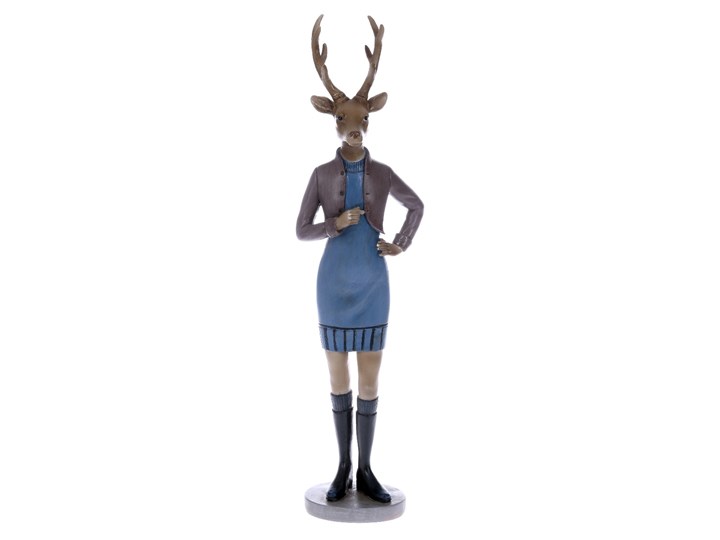 Figurka Jeleń Pani 11x7x8 cm Zwierzęta Kategoria Figury i rzeźby