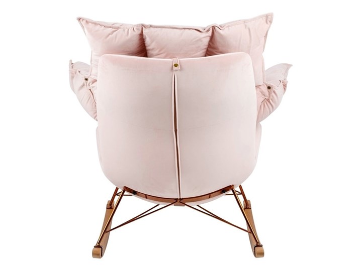 Fotel Bujany Swing Velvet Zielony Plusz Drewno Pomieszczenie Salon Tkanina Kategoria Fotele do salonu