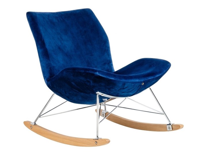 Fotel Bujany Swing Velvet Zielony Drewno Plusz Tkanina Pomieszczenie Salon