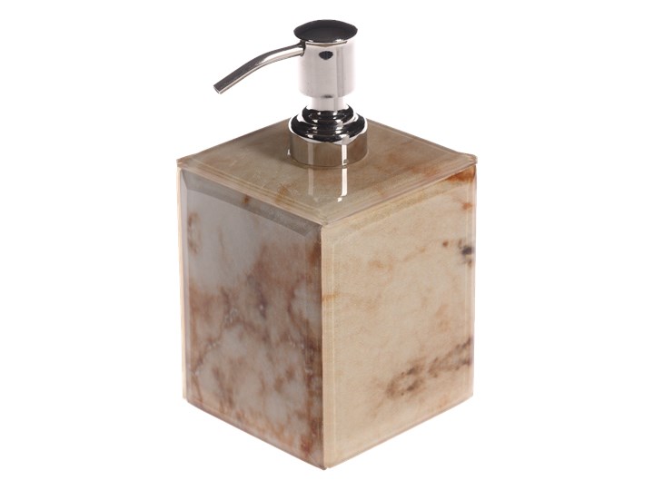 Dozownik na mydło Marmo 8x8x16cm Dozowniki Kategoria Mydelniczki i dozowniki