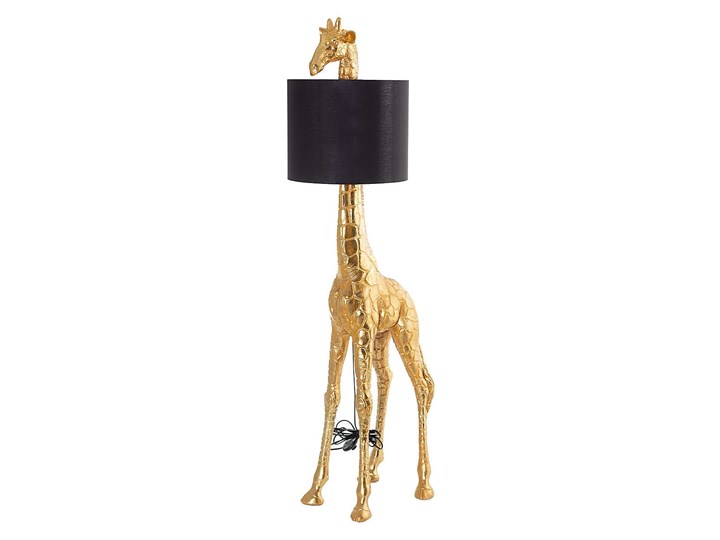 Lampa podłogowa Gold Giraffe 171cm, 40 x 50 x 171 cm Lampa z kloszem Kolor Złoty Kategoria Lampy podłogowe
