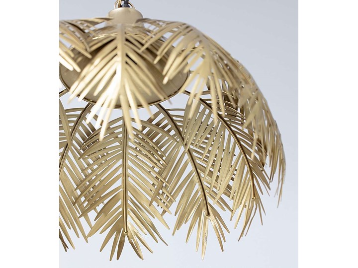 Lampa wisząca Botanica Gold, ⌀46 cm Metal Lampa z kloszem Lampa inspirowana Styl Nowoczesny