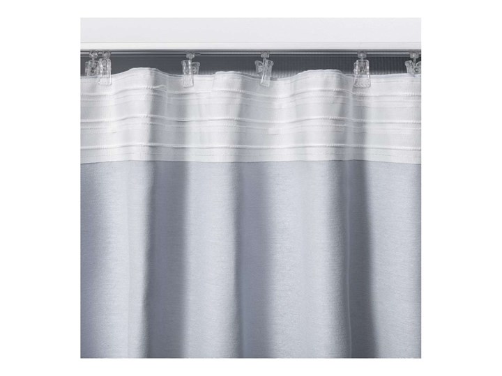 Zasłona zaciemniająca na taśmie 1 szt., geometryczny wzór na szarym tle, 1szt 140 × 260 cm, Blackout - zaciemniające 140x260 cm Poliester Mocowanie Taśma Mocowanie Szelki