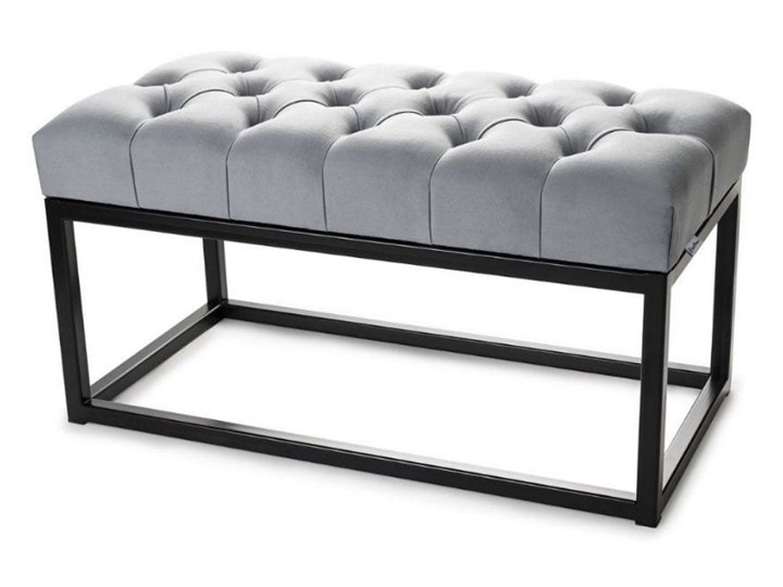 ŁAWKA pikowana INDUSTRIALNA Classic LOFT Materiał obicia Tkanina Materiał nóżek Drewno