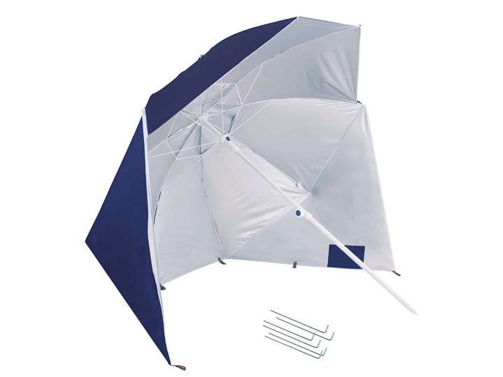 Parasol plażowy namiot parasol ogrodowy ciemnoniebieski Kategoria Parasole ogrodowe Parasole Położenie nogi
