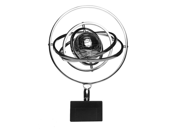 Dekoracja sfera armilarna 20x8x28cm Kategoria Figury i rzeźby Kolor Czarny