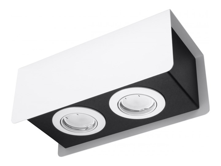 Oprawa natynkowa STEREO 2 biała/czarna SL.0406 SOLLUX SL.0406