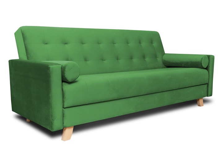 Wersalka FACELIA Green Wielkość Trzyosobowa Głębokość 95 cm Szerokość 120 cm Typ Gładkie