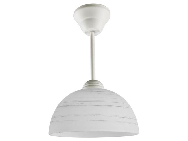 Kuchenna lampa wisząca E500-Cyrkonix - biały Lampa z kloszem Szkło Kategoria Lampy wiszące Metal Ilość źródeł światła 1 źródło