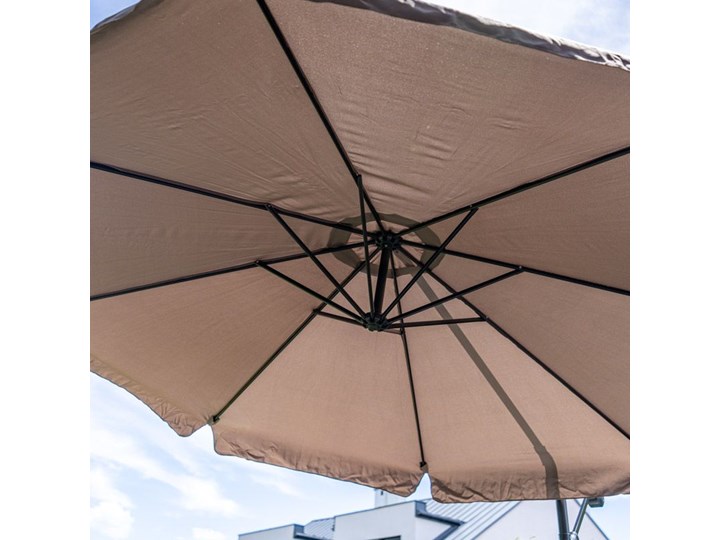 DUŻY PARASOL OGRODOWY - BRĄZ Parasole Kategoria Parasole ogrodowe