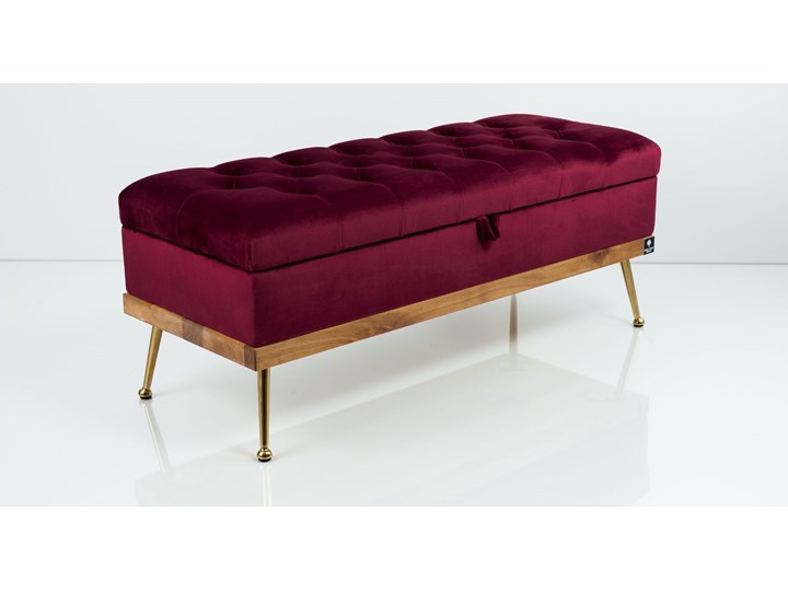 Kufer Pikowany CHESTERFIELD Bordo / Model QD-5 Rozmiary od 50 cm do 140 cm Pikowana Pomieszczenie Przedpokój