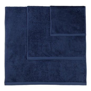 Zestaw 3 ciemnoniebieskich ręczników Artex Alfa