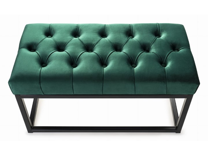 ŁAWKA pikowana INDUSTRIALNA Classic Velvet - LOFT Styl Minimalistyczny Styl Industrialny
