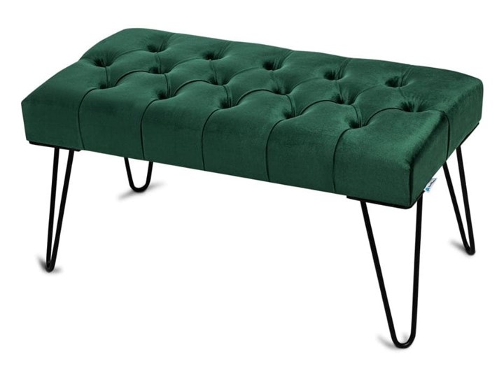 Ławka Pikowana Industrialna PIN VELVET - LOFT Styl Industrialny