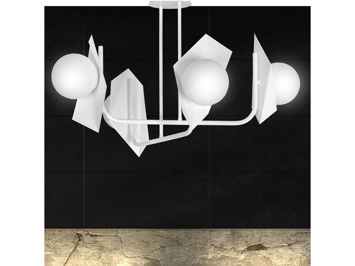 THORD 4 WHITE 1027/4 lampa sufitowa loft oryginalny DESIGN biała klosze