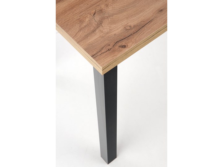 Nierozkładany stół w stylu industrialnym Cobalt Szerokość 120 cm Metal Drewno Długość 120 cm Wysokość 120 cm Wysokość 77 cm Kolor Beżowy