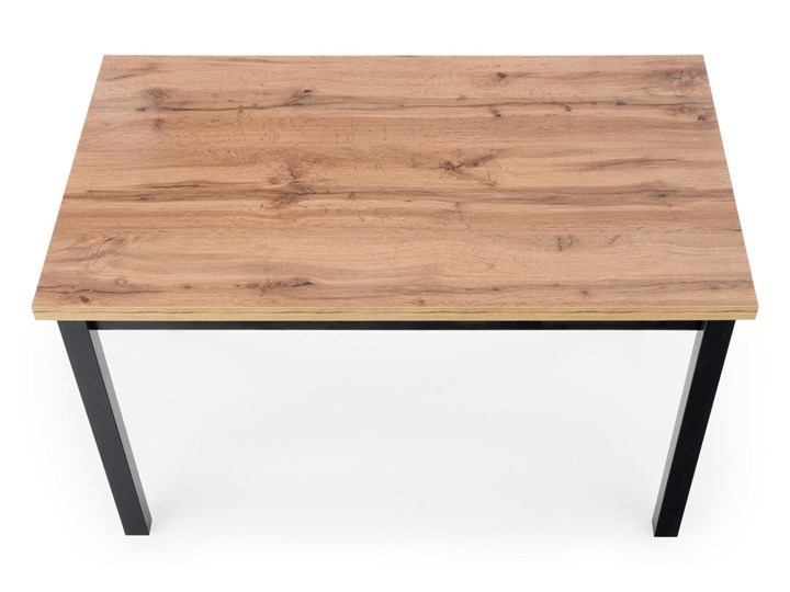 Nierozkładany stół w stylu industrialnym Cobalt Długość 120 cm Metal Wysokość 120 cm Wysokość 77 cm Rozkładanie Drewno Szerokość 120 cm Kolor Beżowy