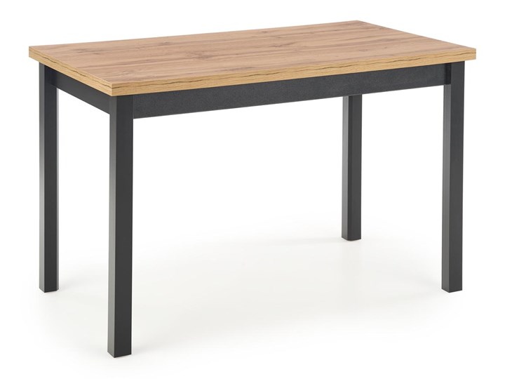 Nierozkładany stół w stylu industrialnym Cobalt Wysokość 120 cm Wysokość 77 cm Rozkładanie Szerokość 120 cm Długość 120 cm Metal Drewno Kształt blatu Prostokątny