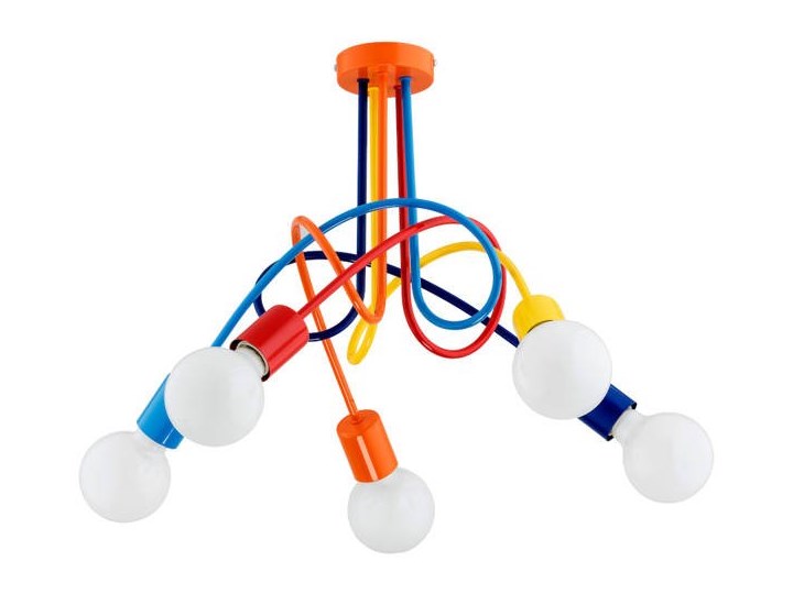 Lampa sufitowa TANGO COLOR OP. OŚW. 5 PŁ Metal Stal Pomieszczenie Kuchnia