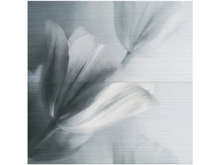 Płytka ścienna kompozycja FLOWERS LINE grey 59,4x60 gat. I
