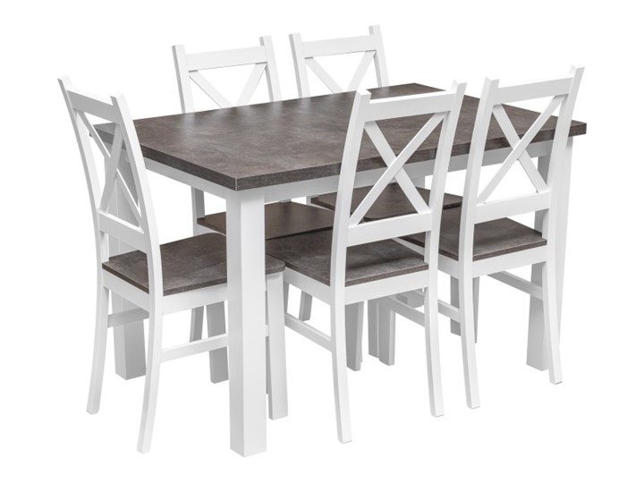 Zestaw Stół z Krzesłami do Kuchni Jadalni 120x80 Pomieszczenie Jadalnia