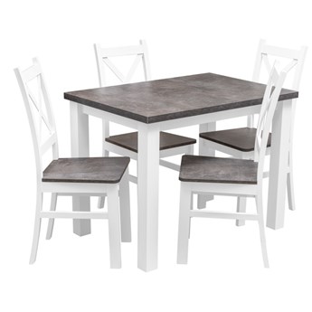 Zestaw Stół z Krzesłami do Kuchni Jadalni 100x70