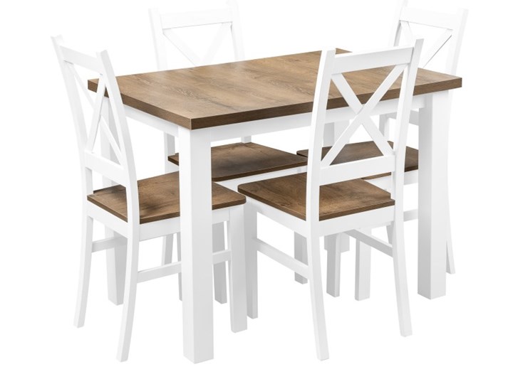 Stół + 4 Krzesła do Kuchni Jadalni 100x70 Kategoria Stoły z krzesłami Pomieszczenie Jadalnia