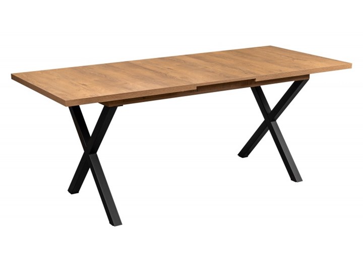 Zestaw LOFT Stół z Krzesłami do Salonu 190/150x80 Kolor Brązowy
