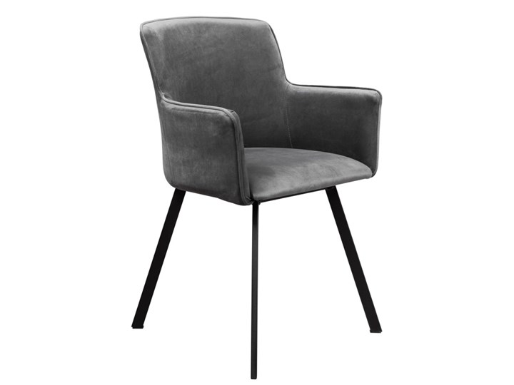 Zestaw LOFT Stół + Szare Krzesła do Salonu 150x80 Kolor Brązowy