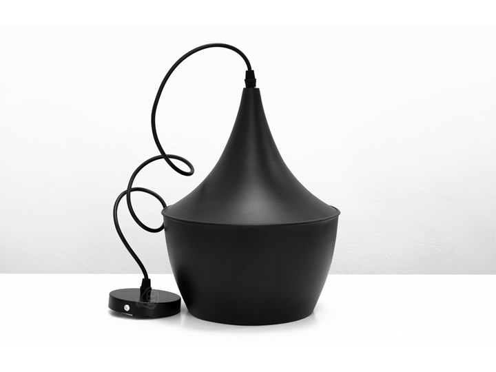 Lampa wisząca TRINA E27 czarna pozłacana EDO777201 EDO Lampa inspirowana Tkanina Metal Szkło Lampa z kloszem Stal Funkcje Brak dodatkowych funkcji