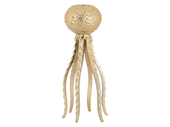 Świecznik złoty Richmond / meduza