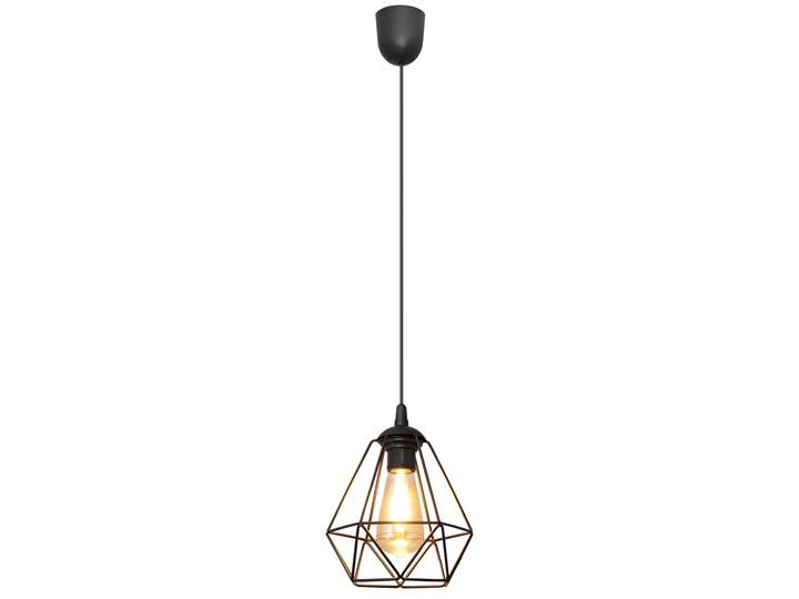 Lampa wisząca TRINITY W-KM 1805/1 BK-B+RG Metal Lampa z kloszem Pomieszczenie Jadalnia Tworzywo sztuczne Pomieszczenie Salon