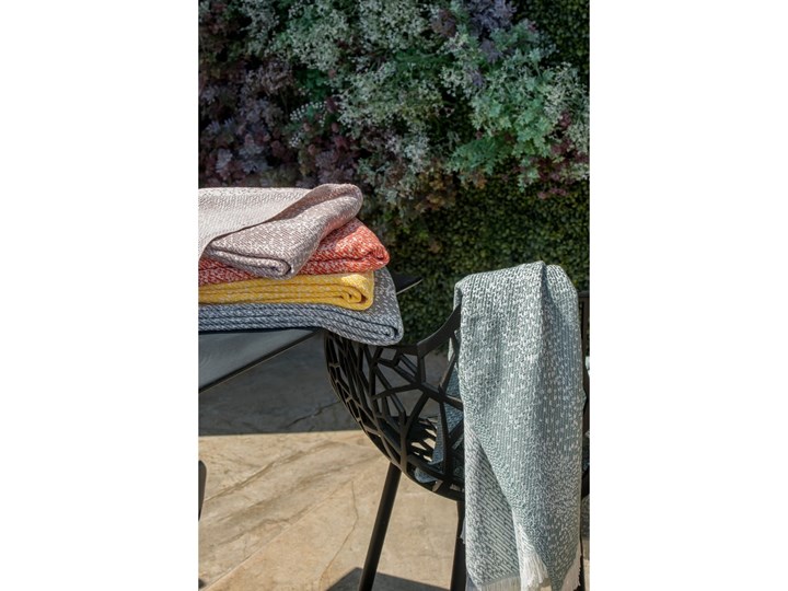 Zielony pled z domieszką bawełny Euromant Dotty Diamond, 140x180 cm 127x152 cm Akryl Koc Bawełna Kategoria Koce i pledy