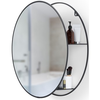 Lustro Cirko ∅51 cm czarne