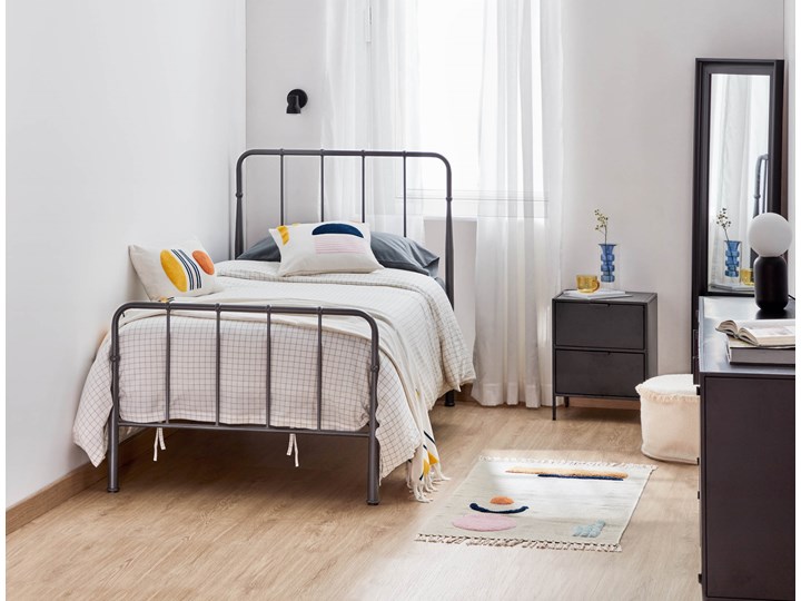 Lustro Romila 52 x 152,5 cm czarne Prostokątne Kategoria Lustra Lustro z ramą Ścienne Pomieszczenie Garderoba