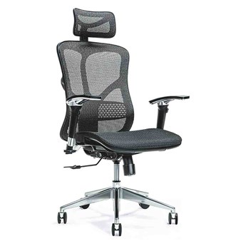 Fotel biurowy Ergo 500, czarny, mesh