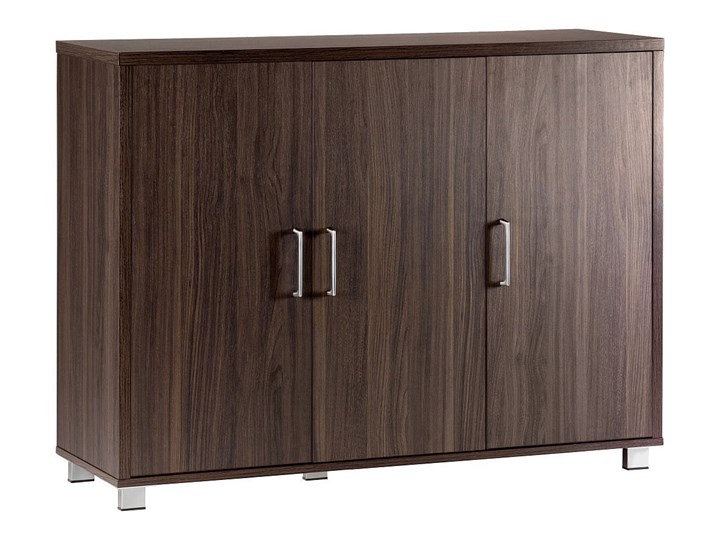 3-drzwiowa komoda Platinum A12 ciemny orzech Styl Nowoczesny Głębokość 40 cm Szerokość 120 cm Wysokość 80 cm Kategoria Komody