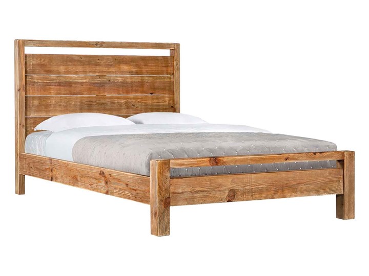 Łóżko drewniane Bucolic 120x200, rustykalne Drewno Liczba miejsc Jednoosobowe Liczba miejsc Dwuosobowe