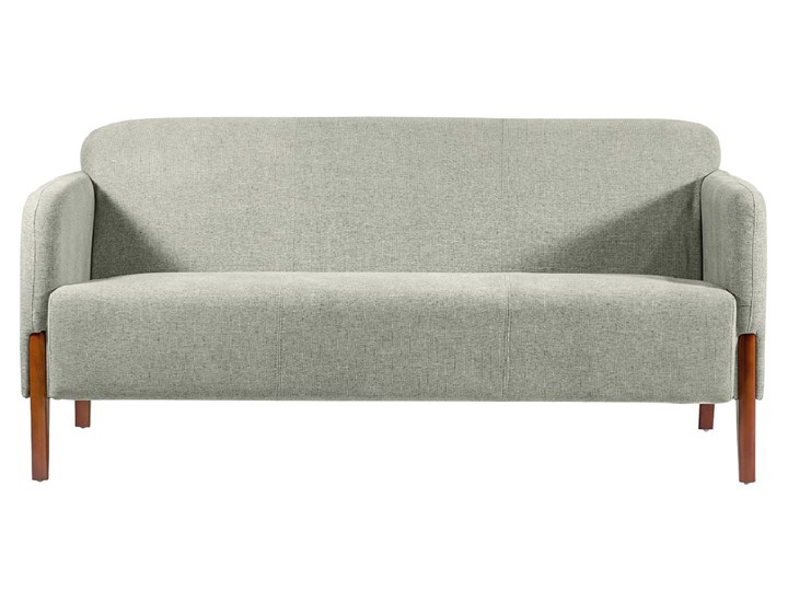 Jasnoszara sofa 3-osobowa Fusion, do gabinetu Głębokość 78 cm Szerokość 165 cm Kolor Szary Typ Gładkie